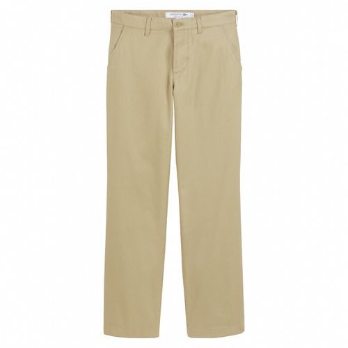 Pantaloni Chino Straight Fit In Twill Di Cotone Uomo Taglie W28 L32 (US) - 42 (IT) - lacoste - Modalova