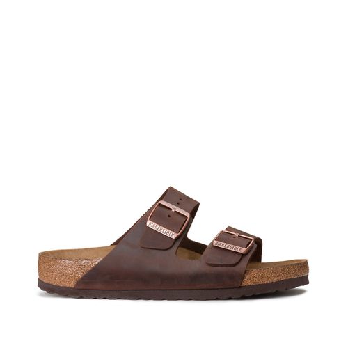 Ciabattine In Pelle Ingrassata Arizona Uomo Taglie 42 - birkenstock - Modalova