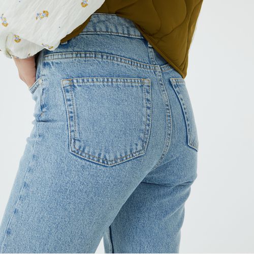 Jeans regular, dritti, vita alta - LA REDOUTE COLLECTIONS - Modalova