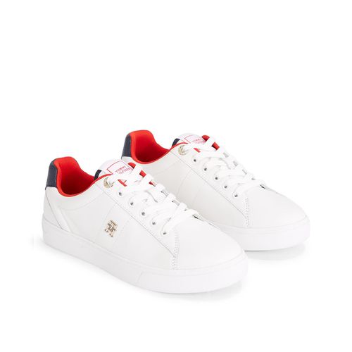 Sneakers In Pelle Essential Elevated Donna Taglie 36 - tommy hilfiger - Modalova