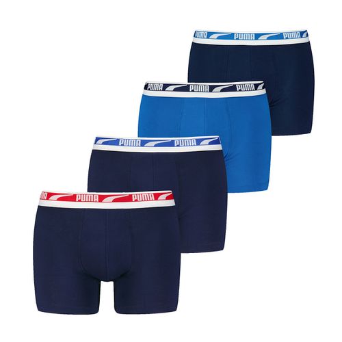 Confezione da 4 boxer tinta unita Everyday multilogo - PUMA - Modalova