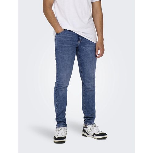 Jeans Slim Stretch Loom Uomo Taglie W33 L34 (US) - 46 (IT) - only & sons - Modalova