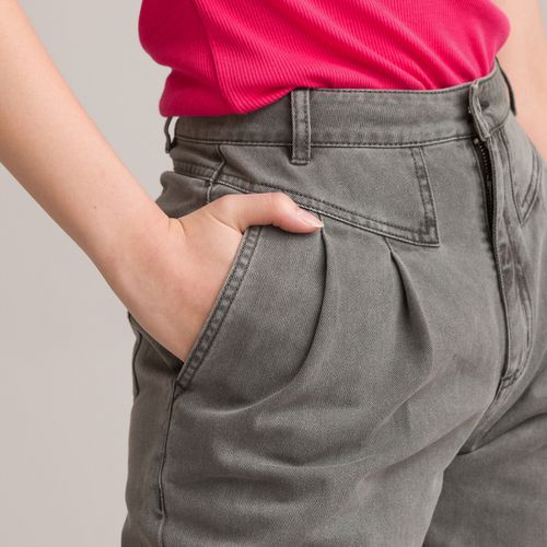 Mom jeans con pinces a vita alta - LA REDOUTE COLLECTIONS - Modalova