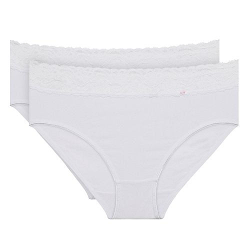 Confezione Da 2 Culotte Coton Stretch Féminine Donna Taglie 40/42 (FR) - 44/46 (IT) - dim - Modalova