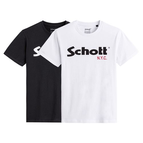 Confezione da 2 t-shirt girocollo logo - SCHOTT - Modalova