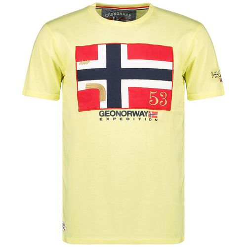T-shirt maniche corte girocollo J-newflag - GEOGRAPHICAL NORWAY - Modalova