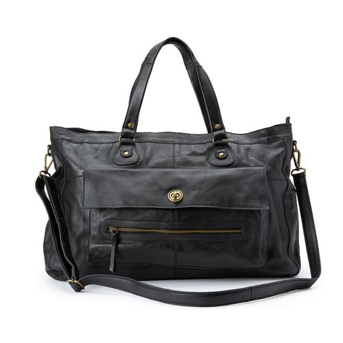 Borsa in pelle Totally Royal - PIECES - Modalova