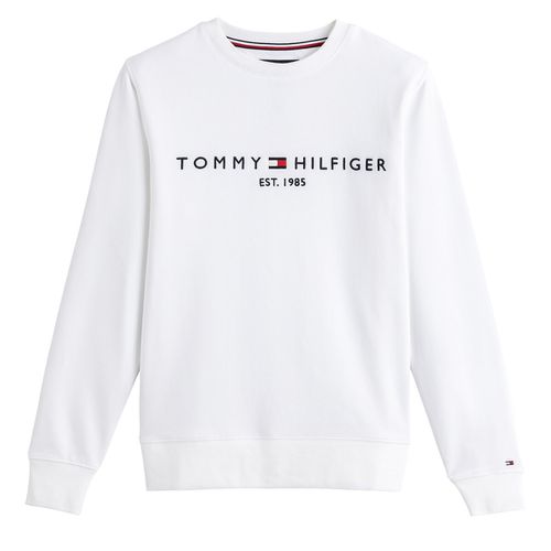 Felpa scollo rotondo Tommy Logo - TOMMY HILFIGER - Modalova