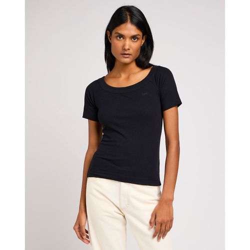 T-shirt Con Scollo A Barchetta Donna Taglie M - lee - Modalova