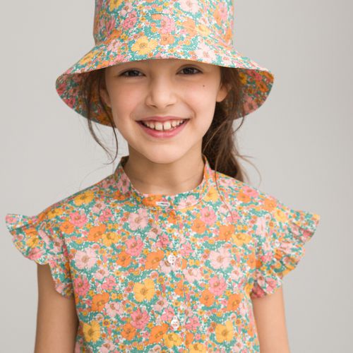 Camicia A Maniche Corte, Tessuto Liberty Fabrics Bambina Taglie 4 anni - 102 cm - la redoute collections - Modalova