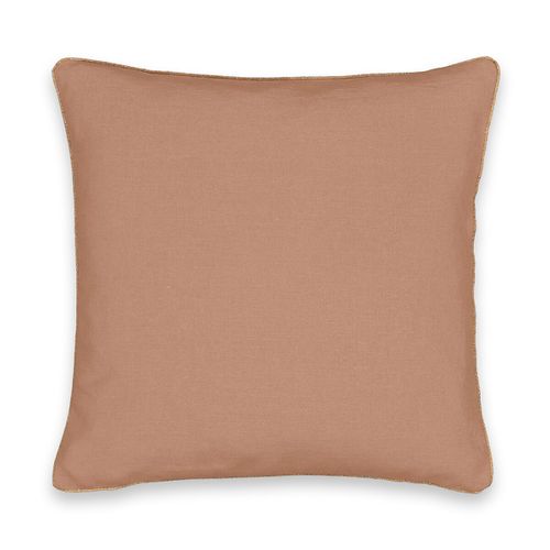Fodera per cuscino in lino lavato in sbieco color oro, Onega - LA REDOUTE INTERIEURS - Modalova