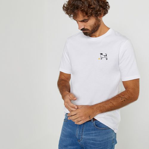 T-shirt Girocollo Maniche Corte Uomo Taglie M - la redoute collections - Modalova