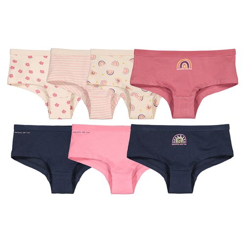 Confezione da 7 shorty fantasia - LA REDOUTE COLLECTIONS - Modalova