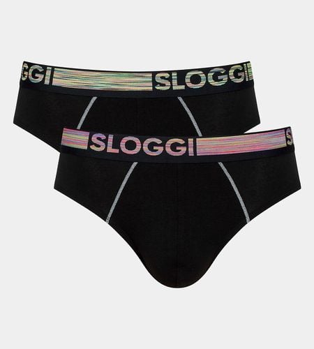 Confezione Da 2 Slip Go Abc Natural Cotone Uomo Taglie M - sloggi - Modalova