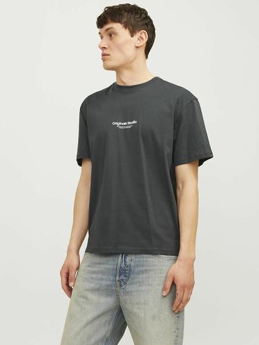 T-shirt Girocollo Con Logo Uomo Taglie XL - jack & jones - Modalova