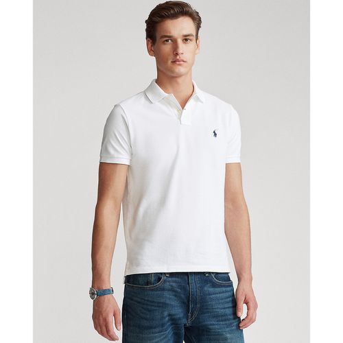 Polo Dritta Custom Fit In Maglia Piqué Uomo Taglie XL - polo ralph lauren - Modalova