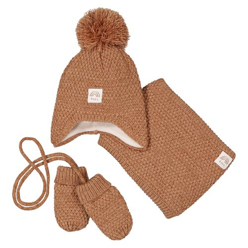 Completo berretto + snood + muffole - LA REDOUTE COLLECTIONS - Modalova