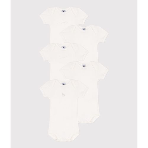 Confezione da 5 body maniche corte - PETIT BATEAU - Modalova