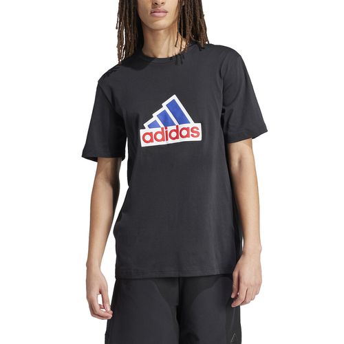 T-shirt maniche corte logo in rilievo - ADIDAS SPORTSWEAR - Modalova