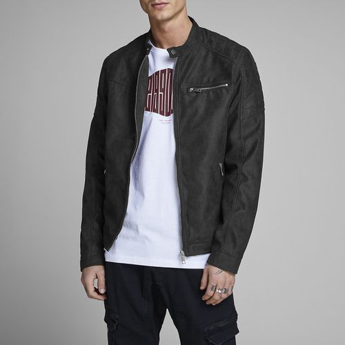 Giubbotto biker Jcorocky - JACK & JONES - Modalova