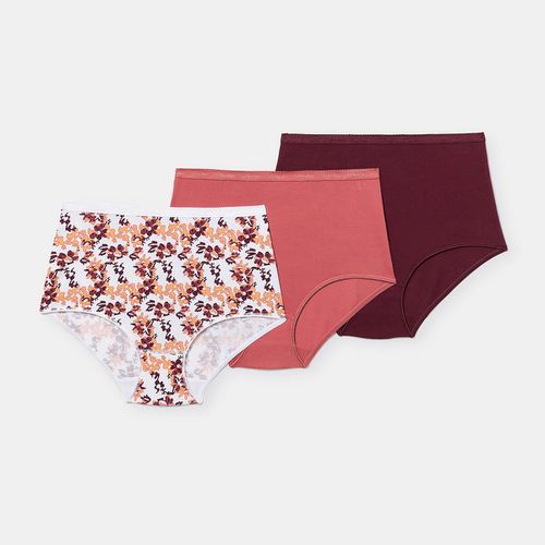 Confezione da 2 + 1 gratuito culotte maxi in cotone bio - PLAYTEX - Modalova