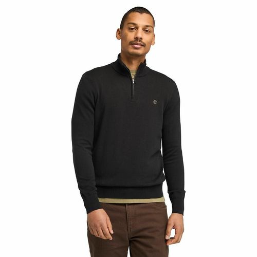 Pull collo con cerniera in cotone regular - TIMBERLAND - Modalova