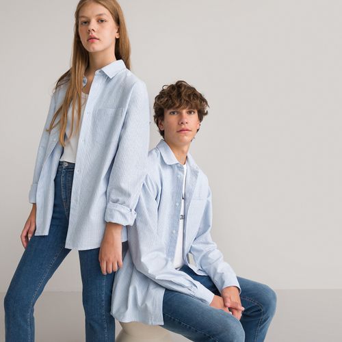 Camicia unisex a righe maniche lunghe - LA REDOUTE COLLECTIONS - Modalova