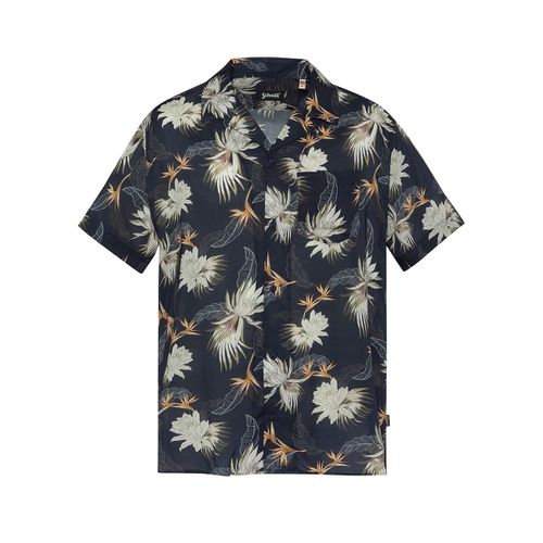 Camicia A Fiori Viscosa Uomo Taglie XL - schott - Modalova