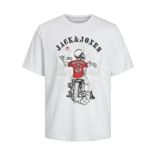 T-shirt girocollo skull - JACK & JONES - Modalova