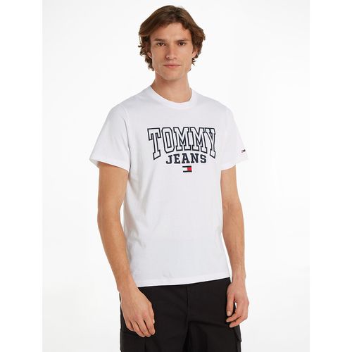 T-shirt Girocollo Maniche Corte Uomo Taglie XXL - tommy jeans - Modalova