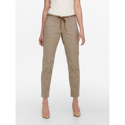 Pantaloni chino con cintura - ONLY - Modalova