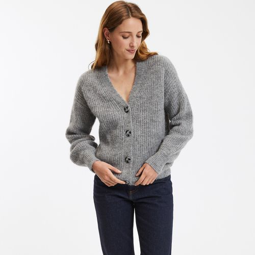 Cardigan scollo a V, alpaca misto, Signature GILDAS - LA REDOUTE COLLECTIONS - Modalova