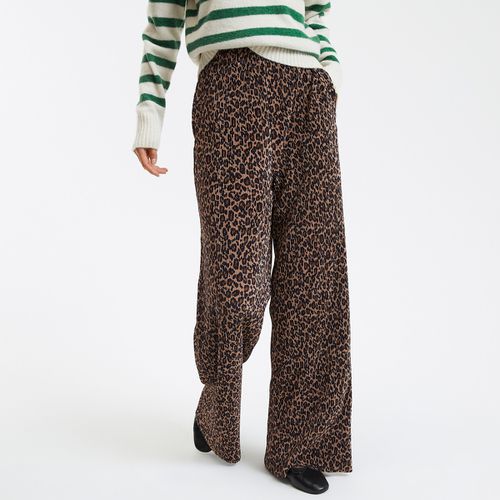 Pantaloni Larghi, Motivo Animalier Donna Taglie XS - la redoute collections - Modalova