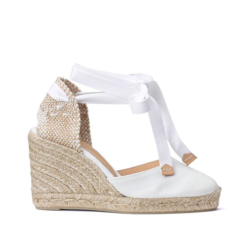 Espadrillas Con Zeppa In Cotone Carina Donna Taglie 38 - castaner - Modalova