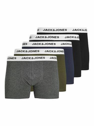 Confezione da 5 boxer tinta unita - JACK & JONES - Modalova