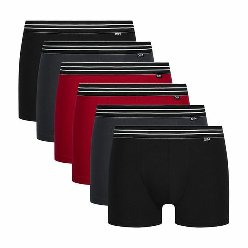 Confezione da 6 boxer tinta unita Eco - DIM - Modalova