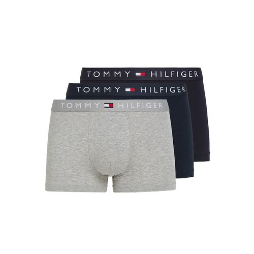 Confezione Da 3 Boxer Tinta Unita Uomo Taglie S - tommy hilfiger - Modalova