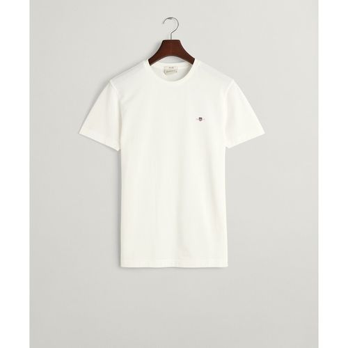T-shirt Slim Piqué Uomo Taglie L - gant - Modalova