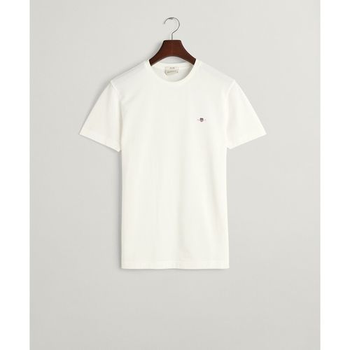 T-shirt slim piqué - GANT - Modalova