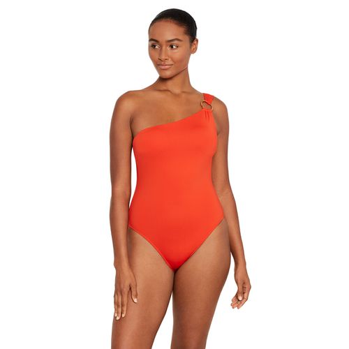 Costume Da Bagno Intero Asimmetrico Beach Club Solids Donna Taglie 38 (FR) - 42 (IT) - lauren ralph lauren - Modalova