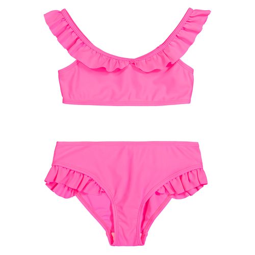 Costume A 2 Pezzi Con Volant Bambina Taglie 12 anni - 150 cm - la redoute collections - Modalova