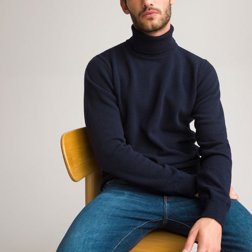 Pull Dolcevita In Lambswool Uomo Taglie S - la redoute collections - Modalova