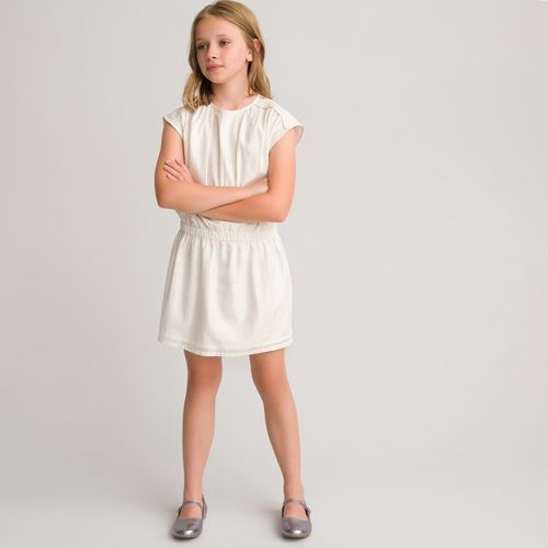 Abito A Righe Maniche Corte 3-12 Anni Bambina Taglie 4 anni - 102 cm - la redoute collections - Modalova