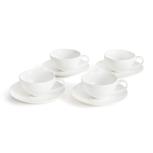 Confezione da 4 tazze da thé e piattini, Ginny - LA REDOUTE INTERIEURS - Modalova