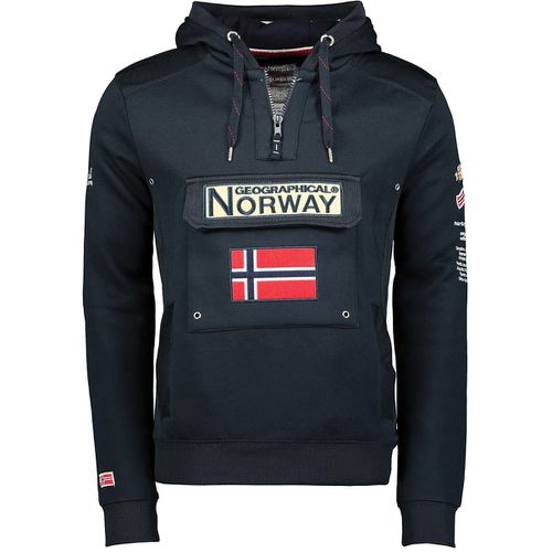 Felpa Con Cappuccio Con Logo Gymclass Uomo Taglie S - geographical norway - Modalova