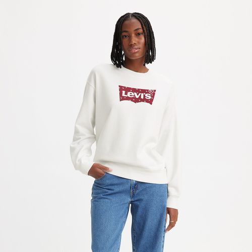 Felpa girocollo, logo al petto - LEVI'S - Modalova