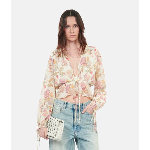 Blusa Maniche Lunghe Stampa Floreale Donna Taglie 2(M) - the kooples - Modalova