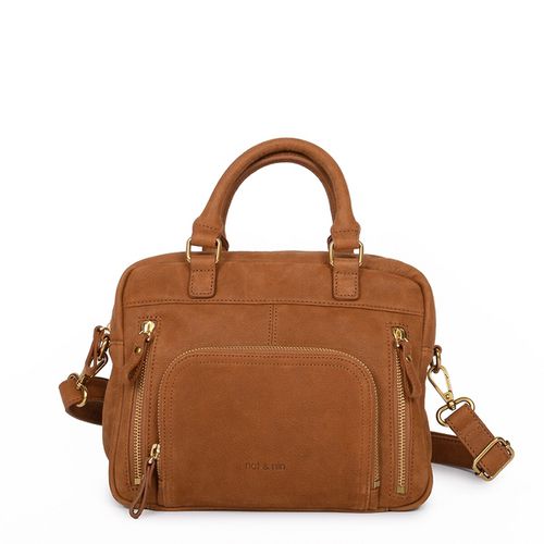 Borsa In Pelle Martellata Mini Macy - nat & nin - Modalova