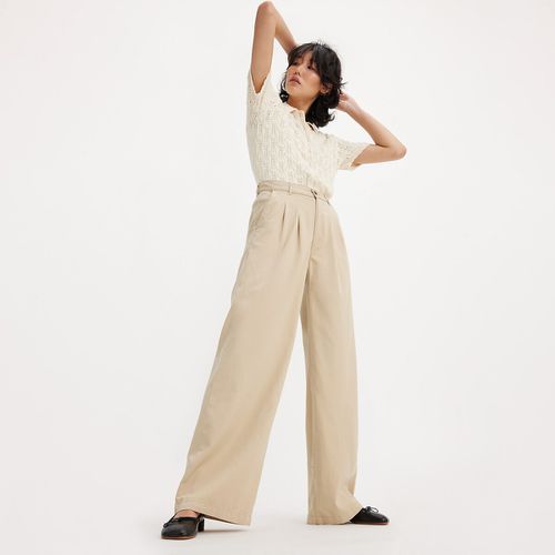 Pantaloni Pleated Wideleg Donna Taglie W24 L28 (US) - levi's - Modalova