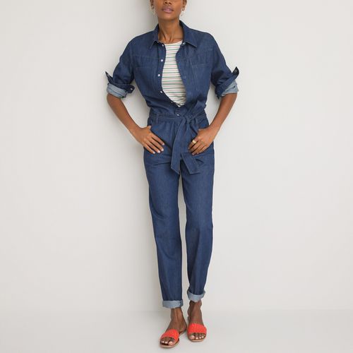 Tuta Intera In Denim Donna Taglie 38 - la redoute collections - Modalova